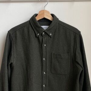 Anian The Modern Melton Wool Shirt
